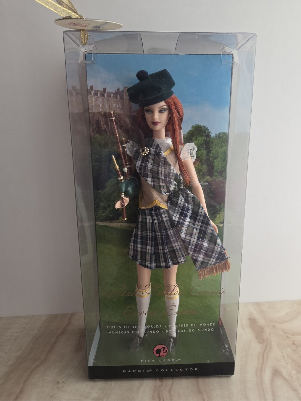Barbie Dolls Of The World Scotland Pink Label Mattel 2008